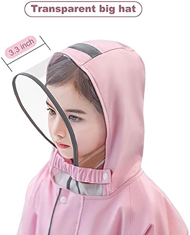 Rain Jacket for Kids Waterproof Reflective
