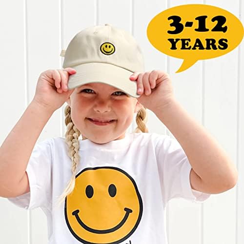 Smiley Face Kids Baseball Cap