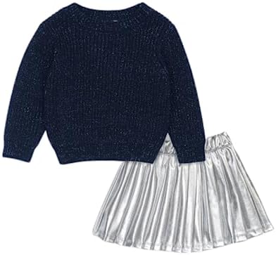 Splendid Baby Girls Trendy Lame Sweater Skirt Set