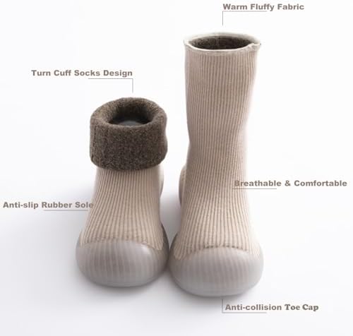 Perfect Warm Baby Sock Shoes for Infants Boys and Girls