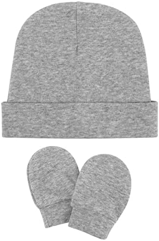 Perfect for Newborns DRESHOW BQUBO Baby Hats and Mittens Set