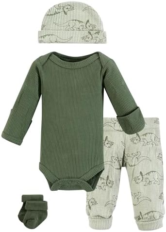 Hudson Baby Thermal Preemie Layette 4pc Perfect for Newborns
