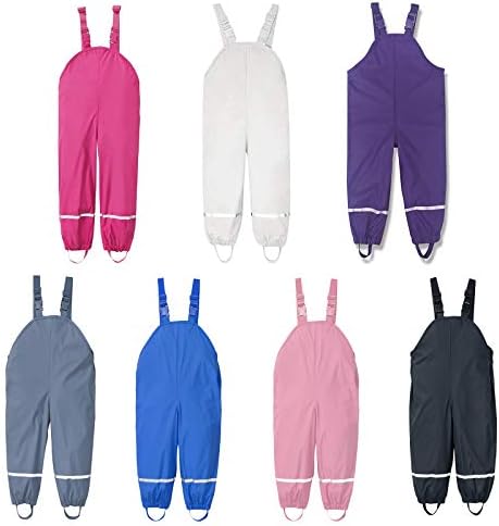 Toddler Girl Waterproof Rain Overalls