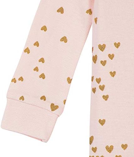 Gerber Baby Girls 2-Pack Footed Pajamas - Snug Safe