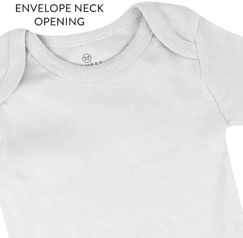 10-Piece Organic Cotton Bodysuits Soft and Gentle for Newborns