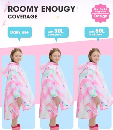WAWSAM Lightweight Toddler Raincoat