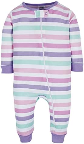 3-Pack Snug Fit Cotton Pajamas for Baby Girls