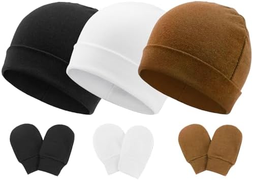 DRESHOW BQUBO Baby Hats and Mittens