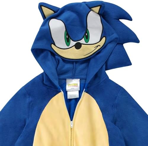 S Sonic The Hedgehog Kids Onesie Pajamas - Official License