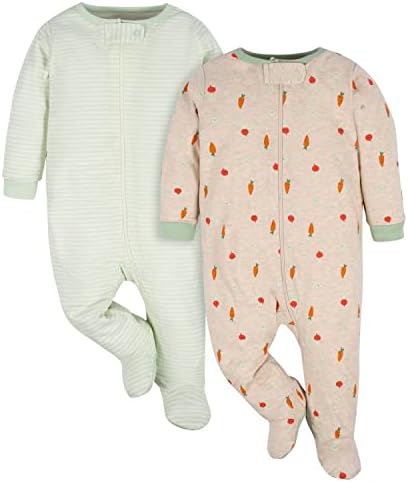 Perfect for Newborns Gerber 2-Pack Sleep n Play Blanket Sleepers
