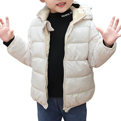 Warm Puffer Coats for Kids Winter Bear Hoods