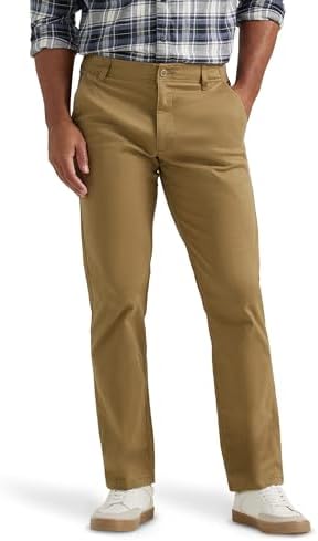 Lee Mens Extreme Motion Flat Front Regular Straight Pant