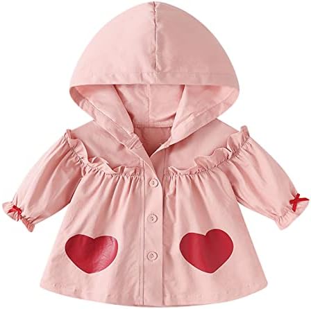 AMIMOJY Toddler Girls Winter Rain Jacket Coats