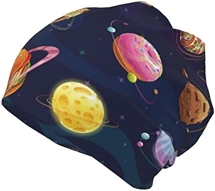 Delicious Food Planet Kids Novelty Winter Hat 7-12 Year Skull Beanie