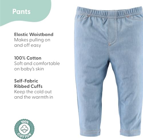 The Peanutshell Baby Jeggings - Stretchy Denim 4 Pack