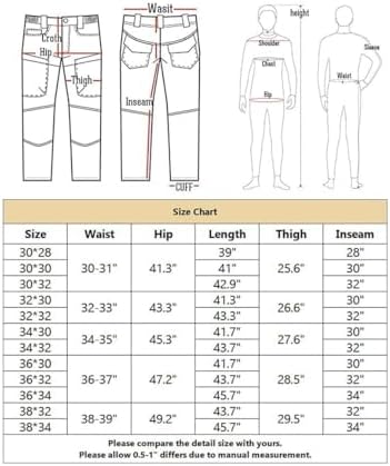 Mens Waterproof Tactical Cargo Pants