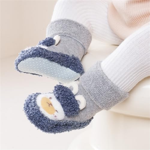 Adorable Cartoon Toddler Socks Slippers