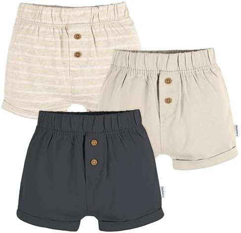 Gerber Baby 3-Pack Knit Shorts cn