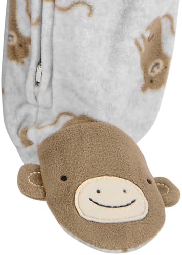 Simple Joys by Carters Baby 2-Pack Neutral Fleece Footed Sleep and Play