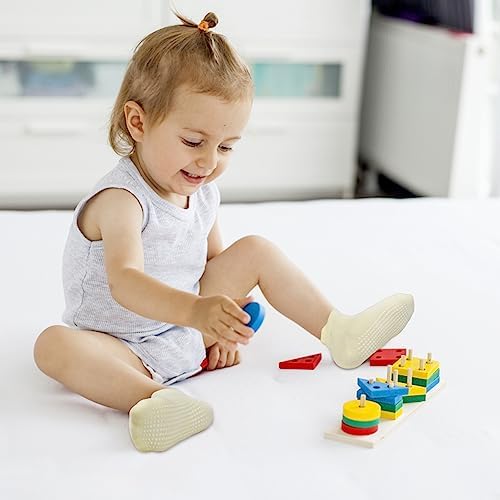 SkiBeaut Toddler Non-Slip Socks - Anti-Slip Easy to Wear
