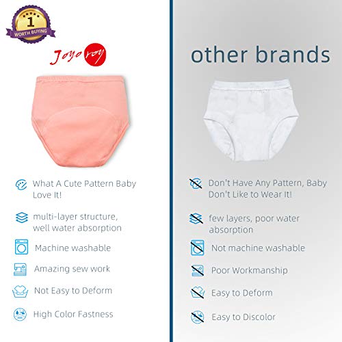6PCS Toddler Training Underwear 2T