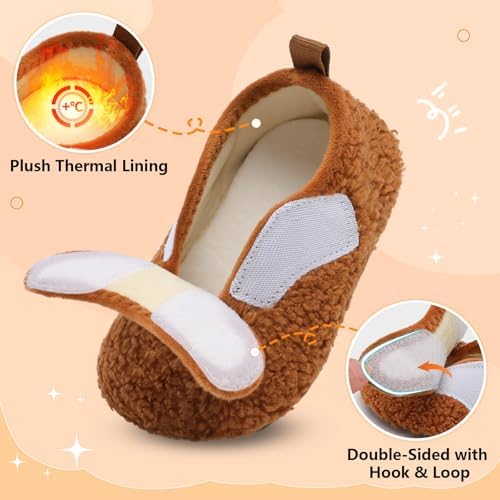 Barerun Cozy Toddler Slippers