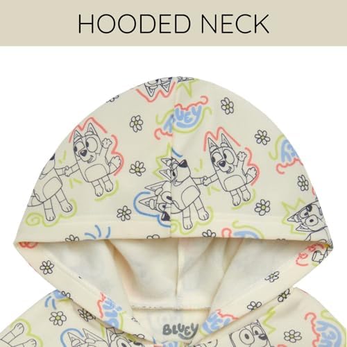 Bluey Cozy Sherpa Zip Up Hoodie
