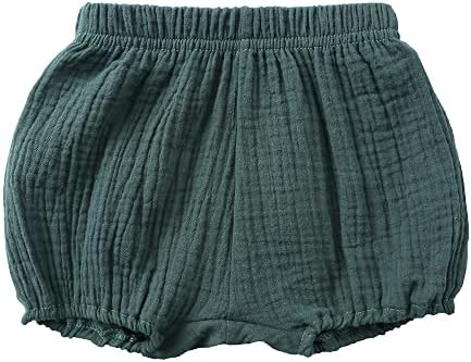 KidsTales 2Pc Toddler Cotton Linen Outfit Set Soft Breezy Vest Bloomers