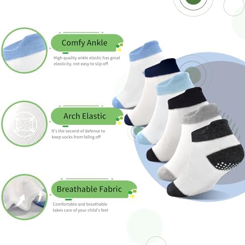 SkiBeaut Baby Socks Grip-A-Comfort Fit
