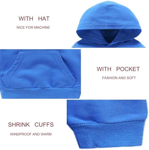 Comfortable solid long sleeve hoodie for kids