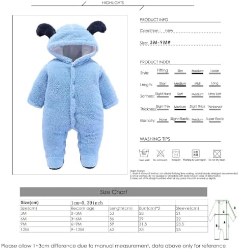 Haokaini Bear Warmer Snowsuit