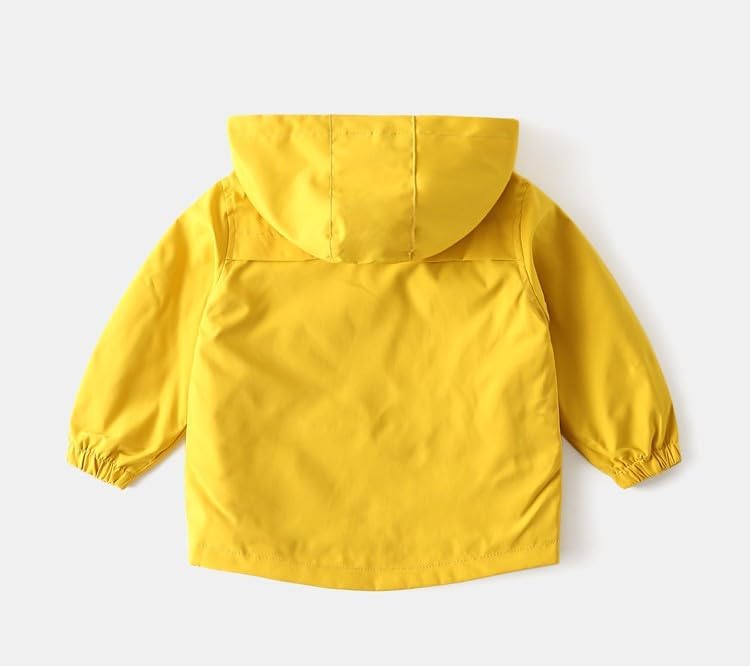 Meufam Boys Girls Solid Color Rain Jackets
