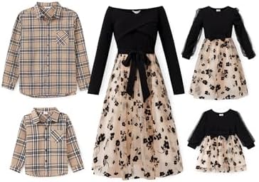 PatPat Family Matching Outfits Set Mommy Me 3-12 Year olds