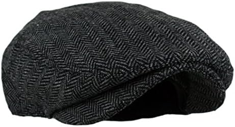 Classic Herringbone Ivy Newsboy Cap