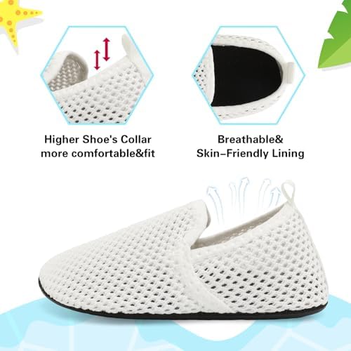 Quick DRY Toddler Water Shoes for Kids Non-Slip Durable