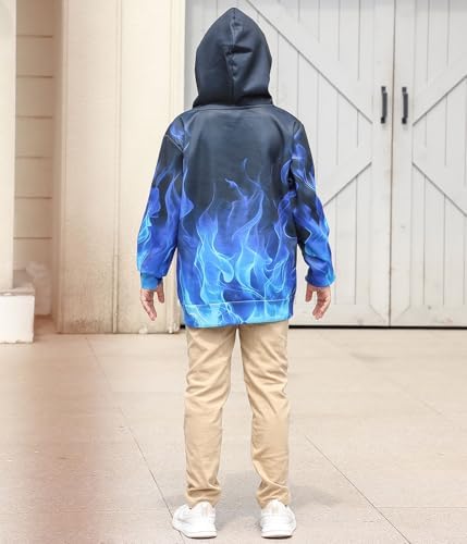TUONROAD Boys Girls Hoodies 3D Printed Kids Lightweight Pullover sweatshirt