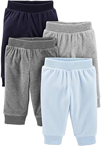 Simple Joys by Carters Fleece Pants for Babies 4-Pack