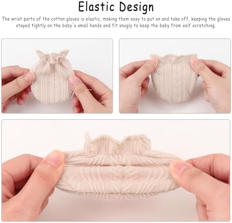 Perfectly Soft No ScratchWrist Gloves for Newborns toddler Girls Boys