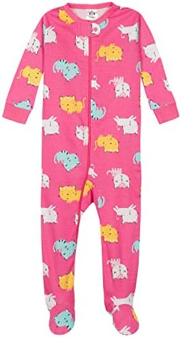 Gerber Baby Girls 4-Pack Pajamas