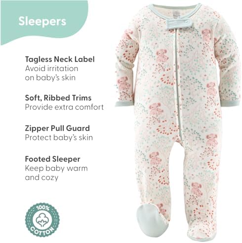 Adorably Cute Baby Layette Gift Set for Girls - Floral Elephant