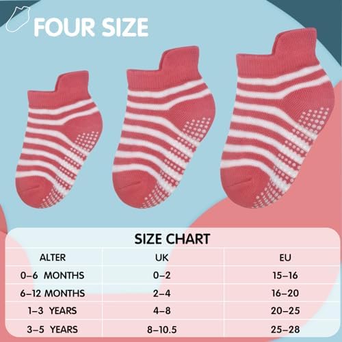 SkiBeaut Baby Socks for Toddlers 0-5 Years