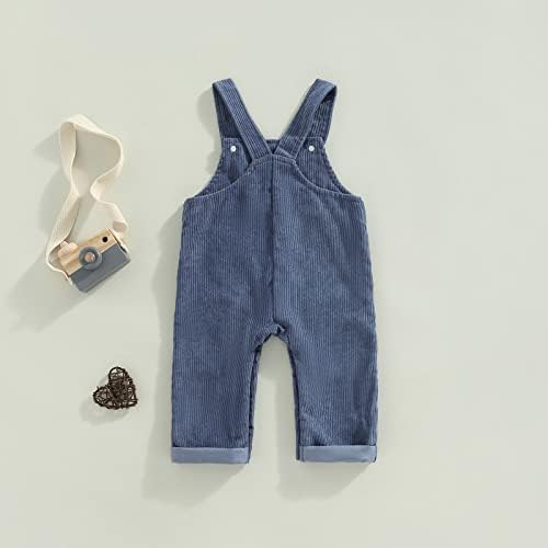 DNOMAID YZARC Baby Corduroy Overalls with Suspender