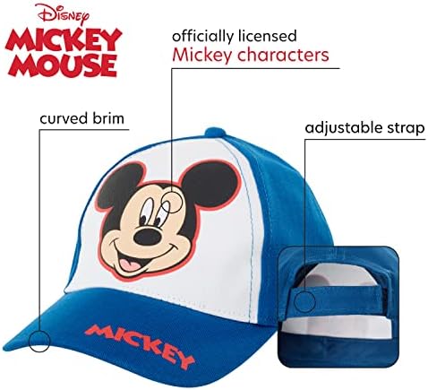 Disney Boys 3D Mickey Mouse Baseball Cap 2 Pack 1