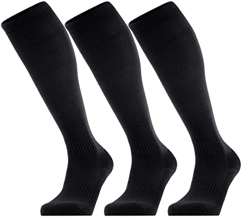 GRAPMKTG 3 Pack Multi-Sport Knee High Socks for Men Women
