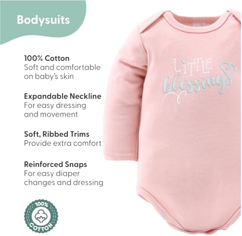 Adorably Cute Baby Layette Gift Set for Girls - Floral Elephant