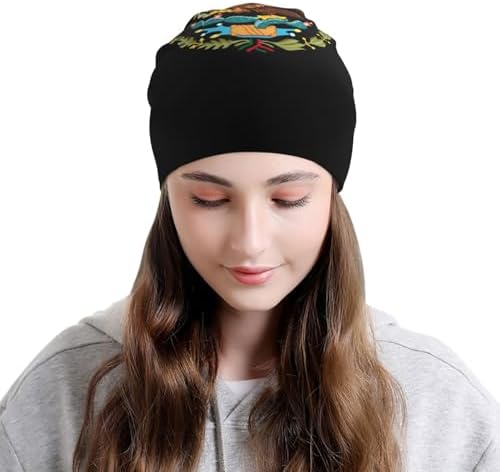 Stylish Novelty skull beanie for warm weather men and women