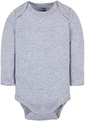 Perfect for Baby Gerber Unisex 6-Pack Long-Sleeve Onesies Bodysuit