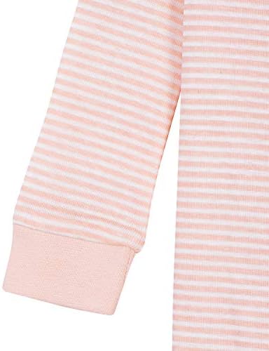 Gerber Baby Girls 2-Pack Footed Pajamas - Snug Safe