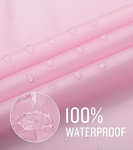 Lightweight Kids Rain Poncho SaphiRose waterproof jacket with zipper snap features