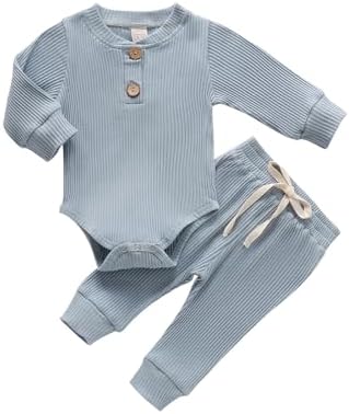 Newborn Fall Winter Romper Pants Set for Boys